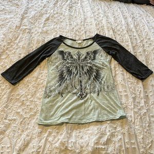 Angels & Diamonds 3/4 sleeve size M